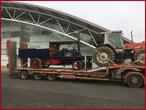 Moving a Taskers Steam Wagon from Milestones Museum