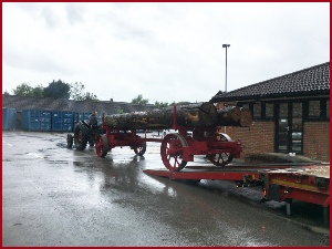Steam vehicle moved to Milestones Museum, Basingstoke
