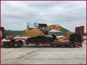 New KAMM moved for B.P.M.S. on our new Goldhofer trailer